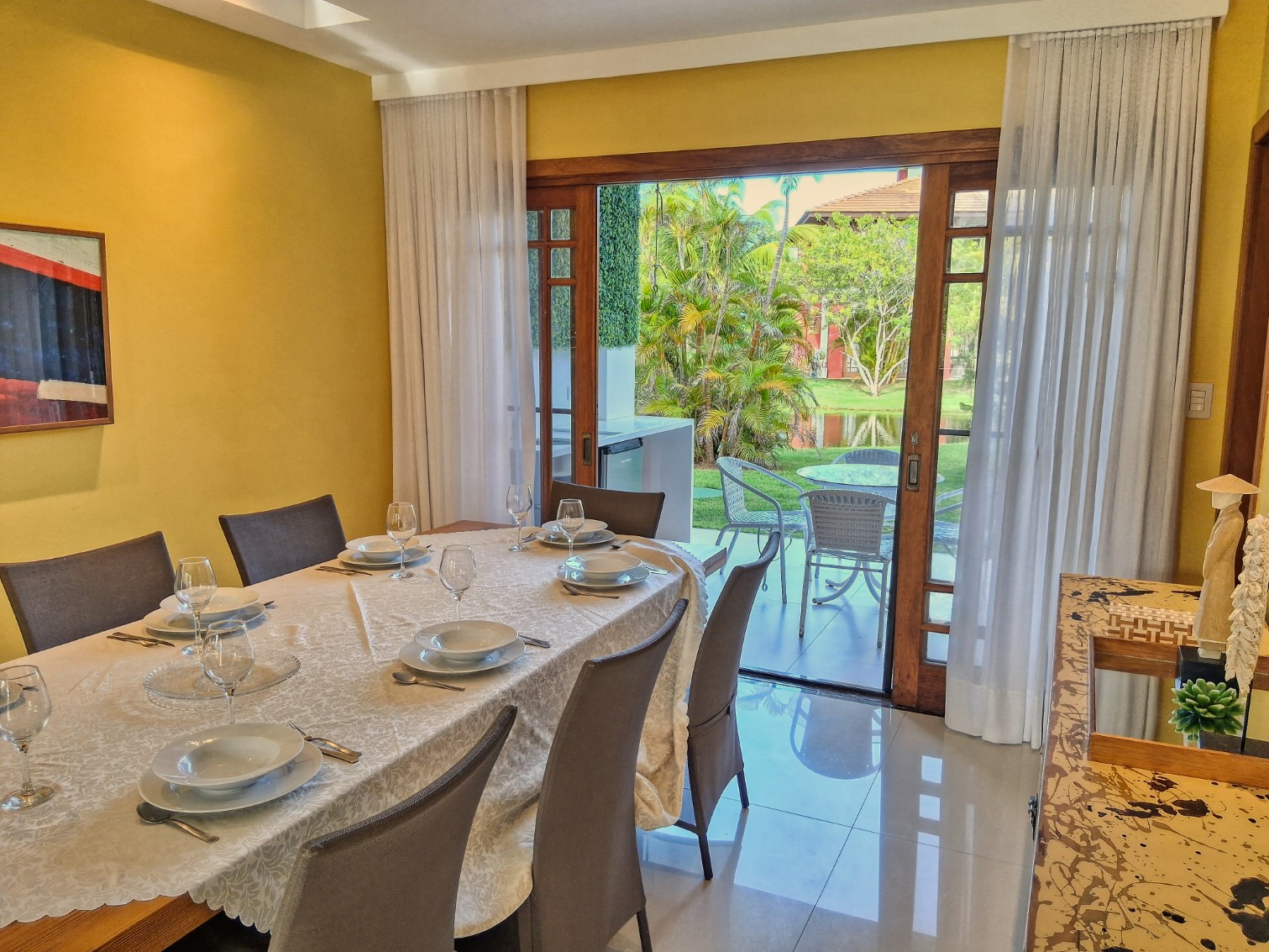 Sala de jantar do apartamento 102
